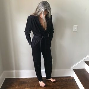 JG Black Pantsuit Vintage Deadstock Size 7-8 New